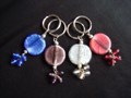 Glass Bead Keyrings
